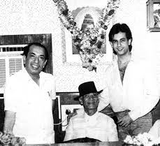 Mahendra Kapoor with OP Nayyar & Rohan Kapoor