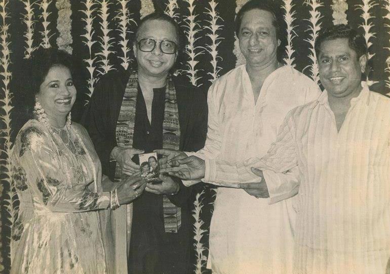 RD Burman with others