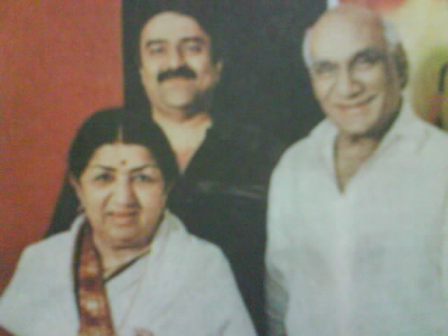 Lata with Sanjeev Kohli and Chopra