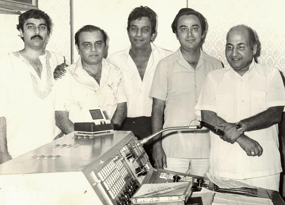 Mohd Rafi with Sanjeev Kohli and Others