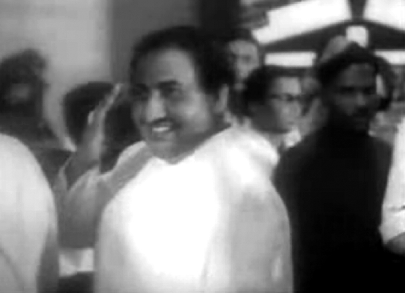 rafi sahib at a premier of an unknown movie
