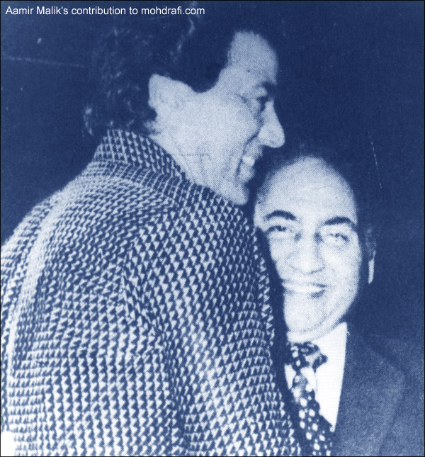 Mohd Rafi with Dharamendra