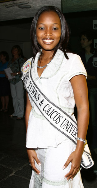 Saneita Been Miss Universe Turks & Caicos 2007-2