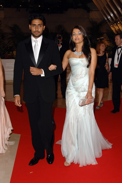 2007 Cannes Film Festival - Opening Night Gala Dinner - Arrivals - Abhishek Bachchan and Aishwarya Rai - 5