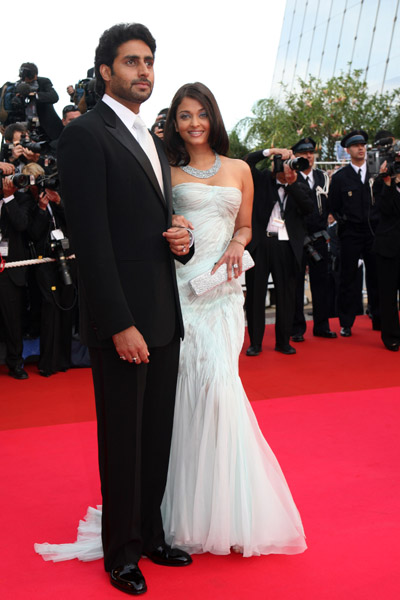 2007 Cannes Film Festival - Opening Night Gala and World Premiere of My Blueberry Nights - Arrivals - Aishwarya Rai and Abhishek Bachchan - 4