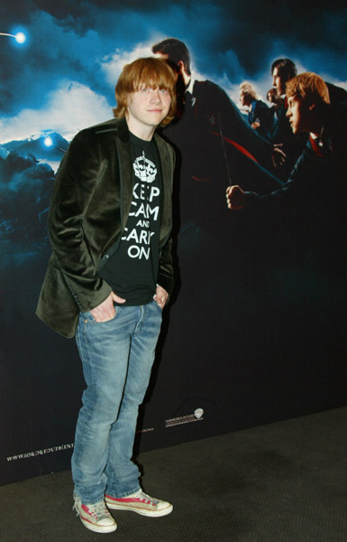 Actor Rupert Grint attends the Harry Potter and the order of the phoenix premiere on July 4, 2007 in Paris, France - 2