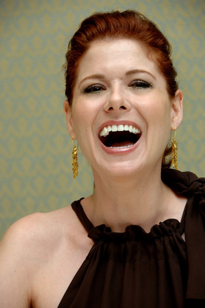 Debra Messing speaks at The Starter Wife Press Conference held at the Four Seasons Hotel in Beverly Hills, California on June 26, 2007 - 2