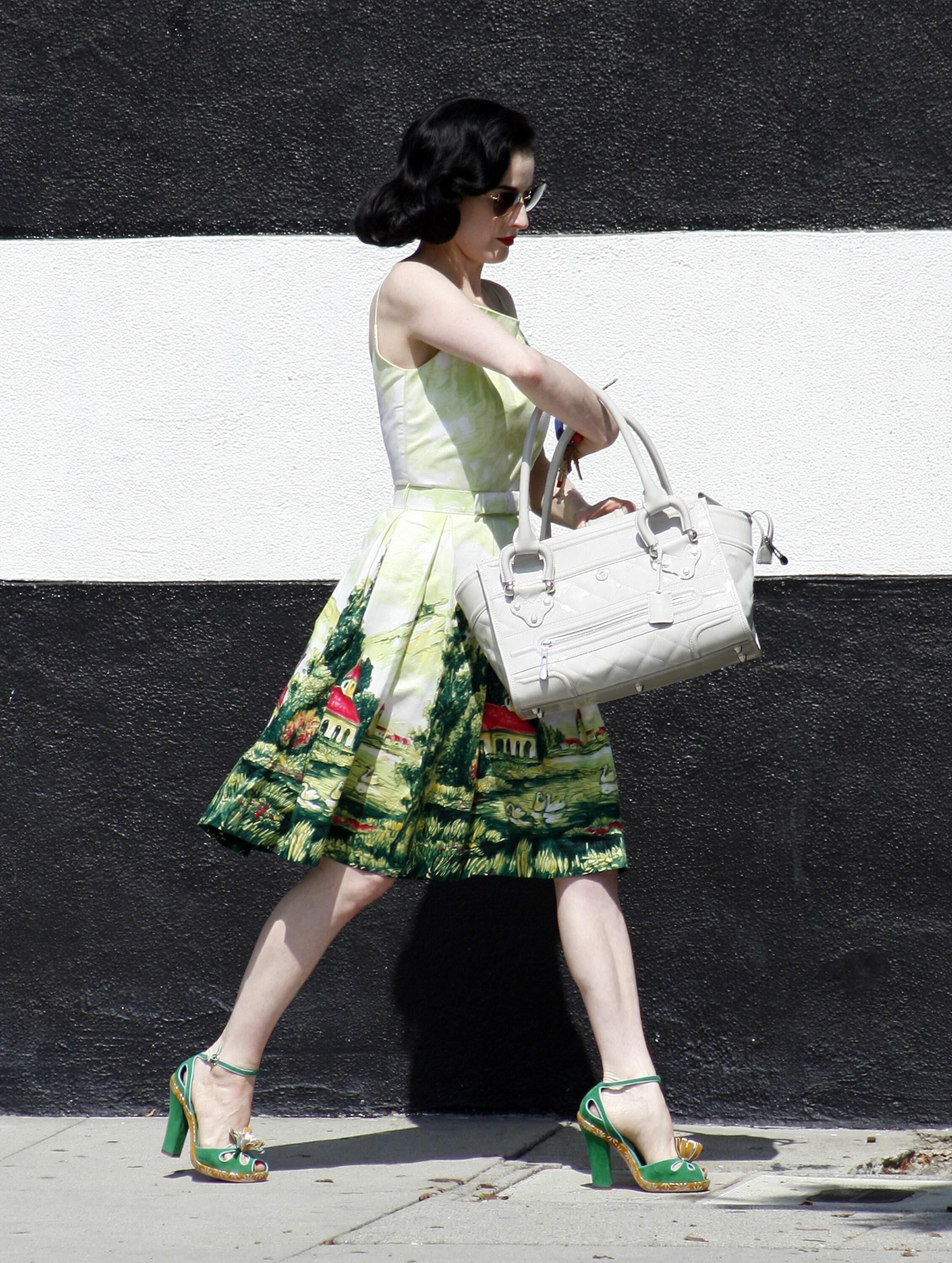 Dita Von Teese - Shopping in Los Angeles-1