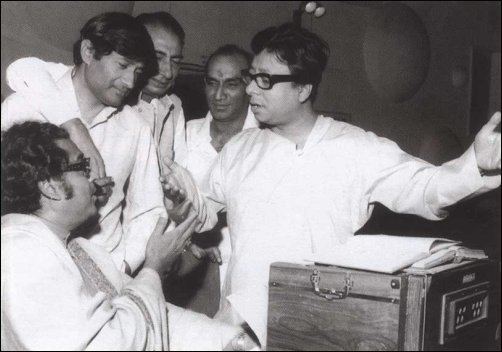 Kishore Kumar, Dev Anand, R.D.Burman, Yash Chopra