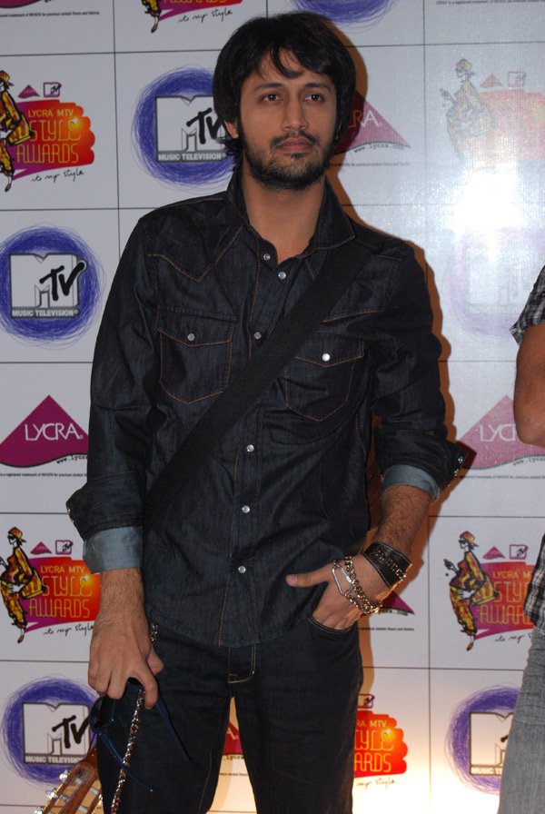 Atif Aslam at Lycra MTV Style Awards 2007