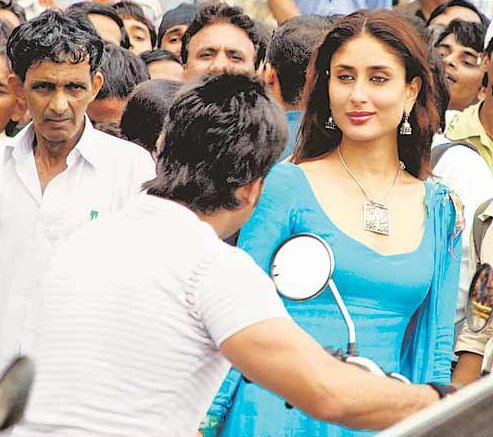 Kareena Kapoor, Saif Ali Khan on the sets of Tashan