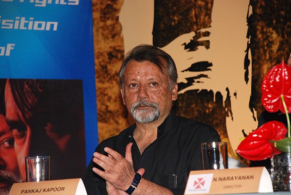 Pankaj Kapoor at the Press conference of Halla Bol