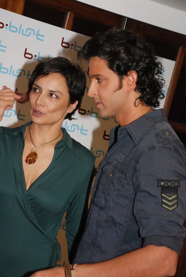 Adhuna Akhtar, Hrithik Roshan inaugurates B_Blunt Saloon 