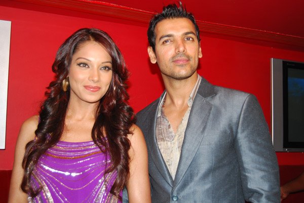 Bipasha Basu and John Abraham at the Launch of Tinsel Town Bollywood on Demand and also launch of Bombay 72 East