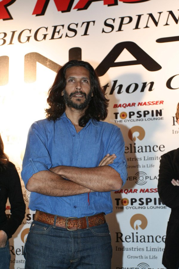 Milind Soman at Baqar Naseer presents Spinnathon Championship 2007-2008