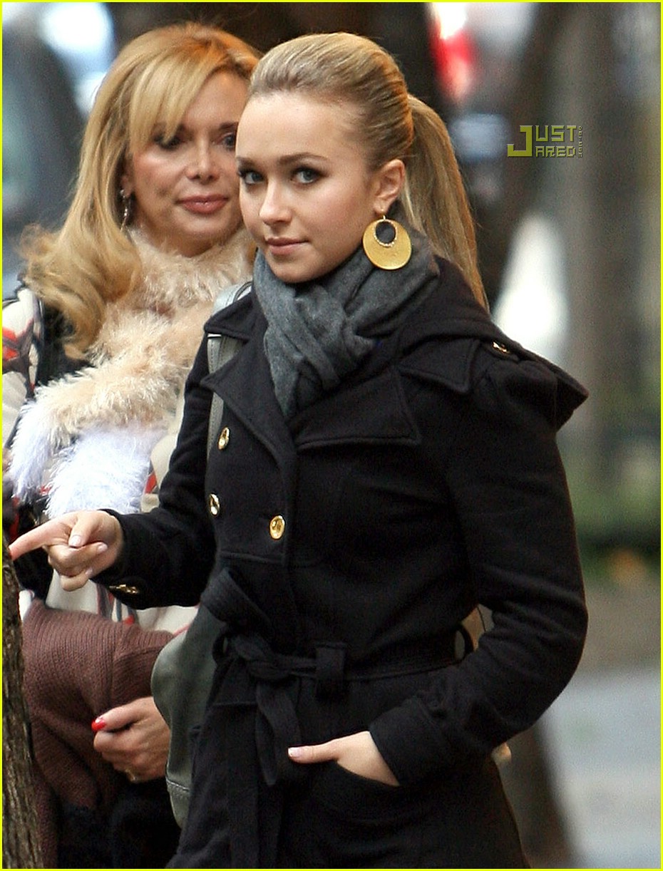 Hayden Panettiere - Wearing Thigh High Boots in NYC-4