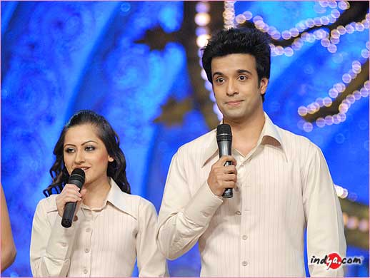 Sanjeeda Sheikh and Aamir Ali in Nach Baliye 3 