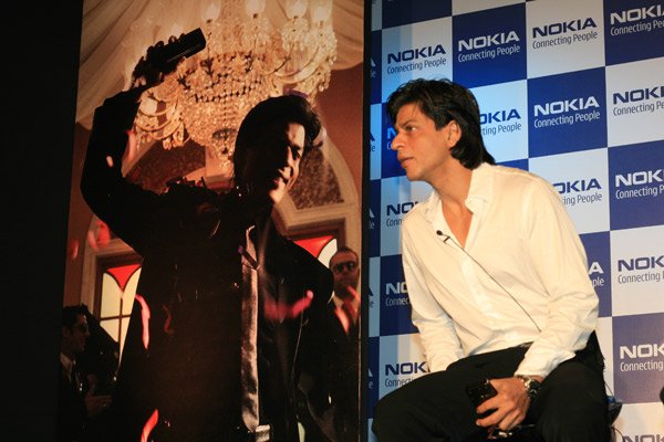 Shah Rukh Khan at Nokia Ad campaign 
