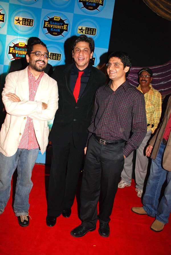 Shimit Amin, Shahrukh Khan, Jaideep Sahni at Sabsey Favourite Kaun Awards 2008 