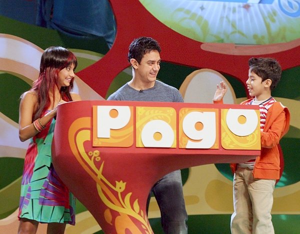 Aamir Khan, Darsheel Safary at Pogo Amazing Kids Awards 2007 