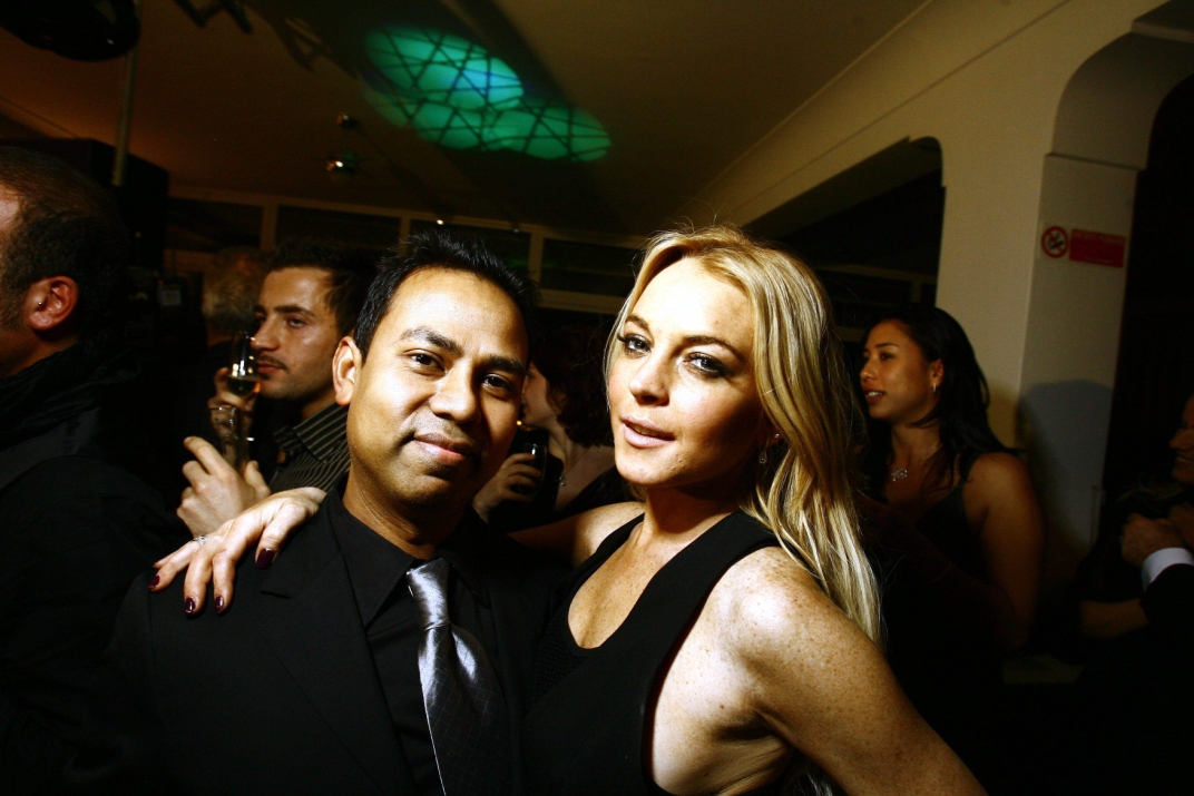 Lindsay Lohan New Year Party Shoots! -7