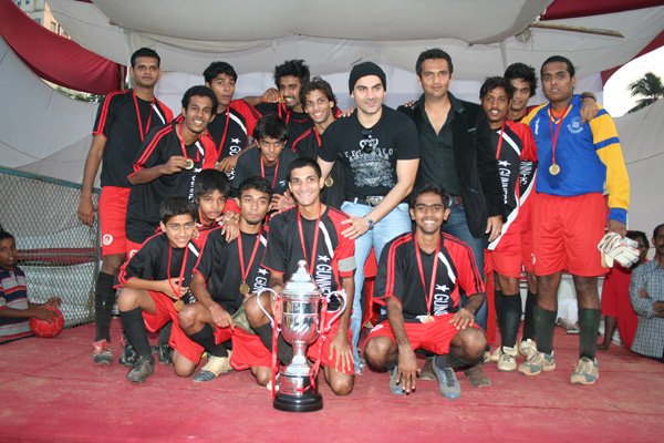 Arbaaz Khan presents K Raheja's Universal Cup Football Match Trophy 