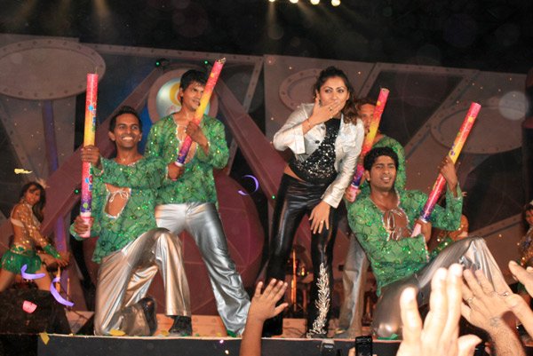 Rimi Sen performs at the Country Club's New Year Bash 
