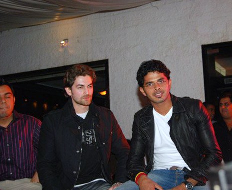 Neil Mukesh, Sreesanth at the Launch of Playstation 