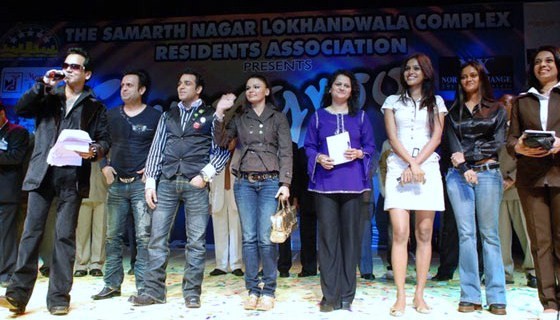 Kshitij Wagh, Rakhi Sawant at Ghongoo college 