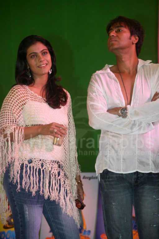 Kajol, Ajay at Toonpur Ka Superhero, Indias First 3D and Live Action animation film Lanched 