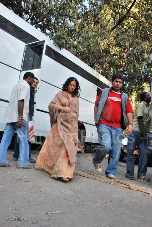 Amrita Rao at the location of film Mahadev Ka Sajjanpur in Cinevistas on Jan 30th 2008 