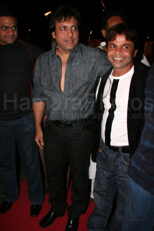 Govinda, Rajpal Yadav at Rama Rama Kya Hai Dramaa premiere at Cinemax on Jan 30th 2008 