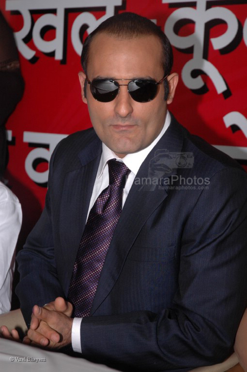 Akshay Khanna at Race music launch on the sets of Amul Star Voice Chotte Ustaad in Film City on Feb 4th 2008 