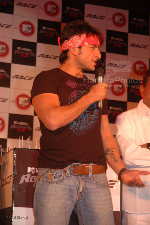 Saif Ali Khan at the Race MTV Roadies promotional event in Grand Hyatt on Feb 5th 2008 