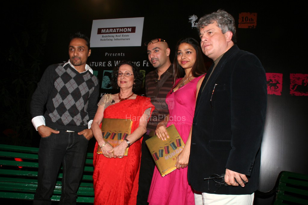 Rahul Bose and Ayesha Dharker at the launch of Mumbai Masti in Kala Ghoda on Feb 2nd 2008 