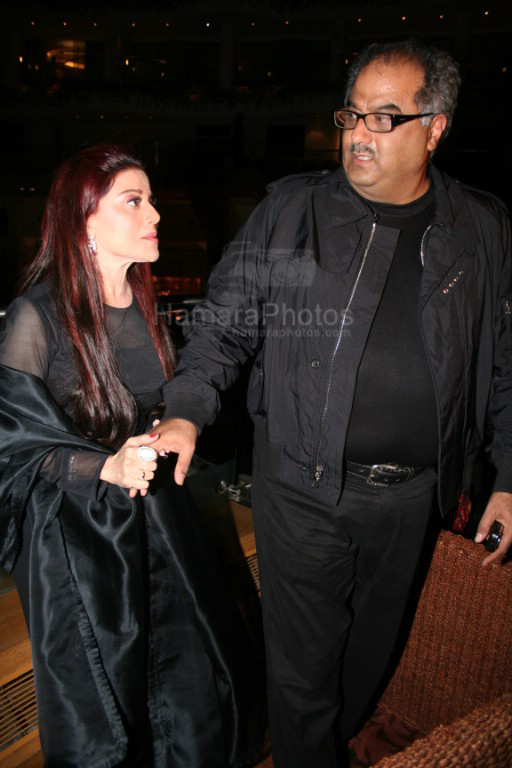 Sapna Mukherjee, Boney Kapoor at the launch of Sahara Studio in Sahara Star on Feb 7th 2008 