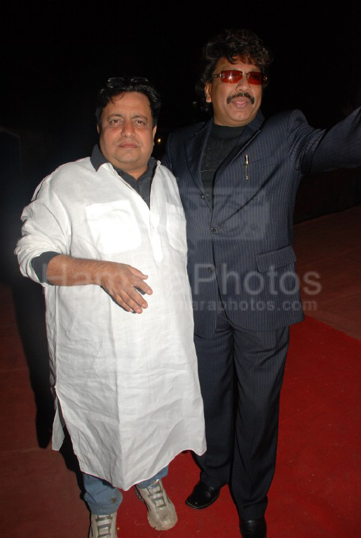 Neeraj Vora with Shravan at Gujarati Film Awards at Andheri Sports Complex on Feb 9th 2008