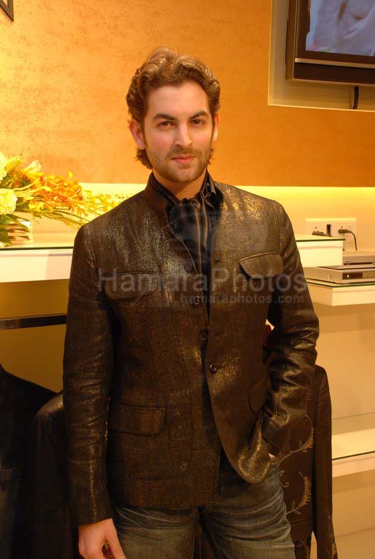 Neil Mukesh at Narendra Kumar's collection showing at Aza Men on Feb 12th 2008 