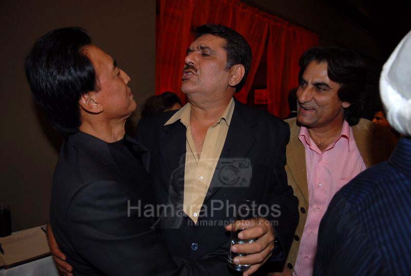 Danny Denzongpa, Raza Murad at Pran's 88th birthday on 12th Feb 2008 