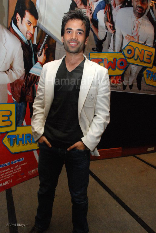Tusshar Kapoor at One Two Three music launch in JW Marriott on Feb 20th 2008 