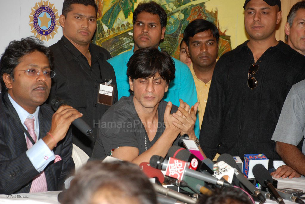 Shahrukh Khan at IPL auction meet in Hilton on Feb 20th 2008