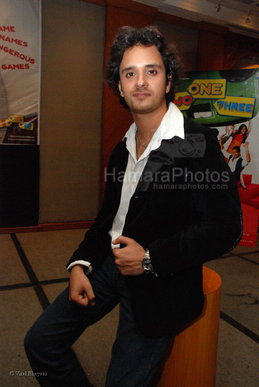 Raghav Sachar at One Two Three music launch in JW Marriott on Feb 20th 2008 