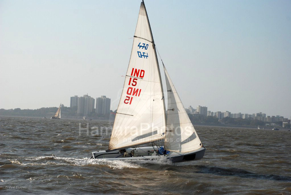 at the Nautica MIBS Navy Cup regatta at Indian Naval base on 23rd february 2008 