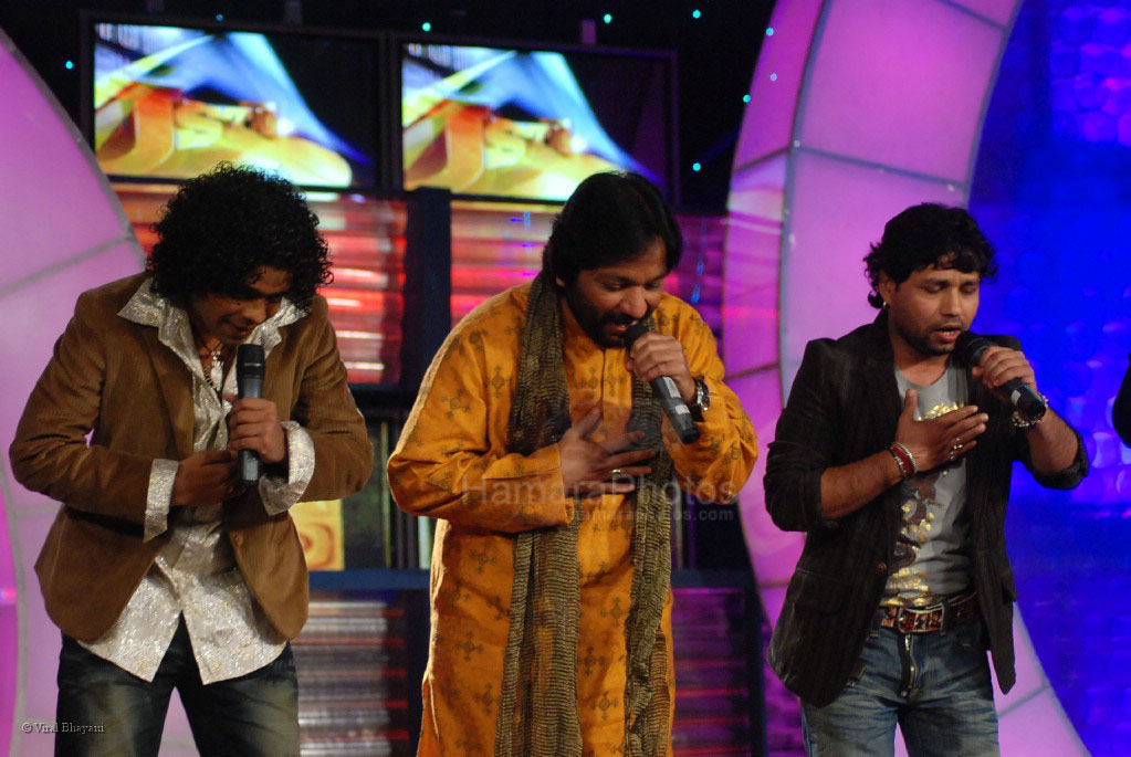 Naresh Iyer Roop Kumar Rathod, Kailash Kher at announce of the _Ustaad Jodi_ on Mission Ustaad 