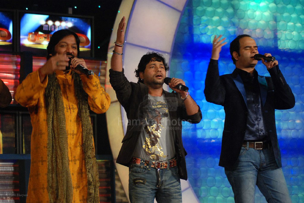 Naresh Iyer Roop Kumar Rathod, Kailash Kher at announce of the _Ustaad Jodi_ on Mission Ustaad 
