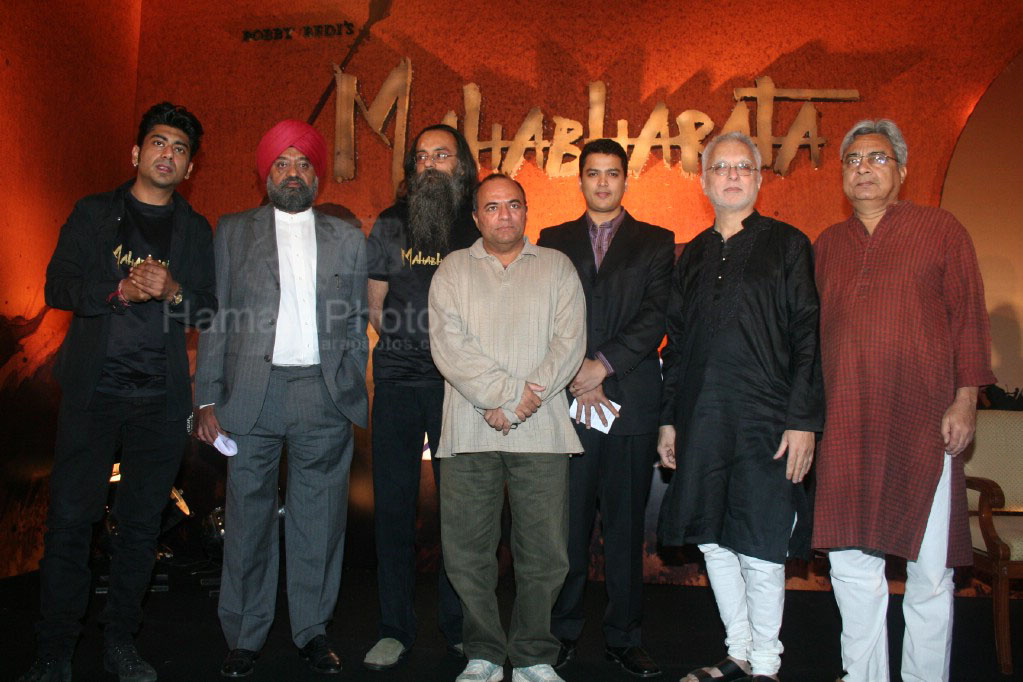 at the Mahabharata Star Plus Press Conference 