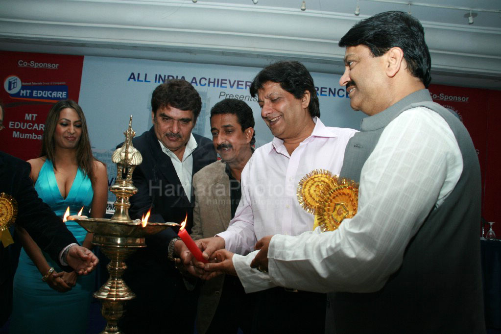 Kashmira Shah,Raza Murad,Anil Dhawan at The All India Achievers_ Conference in The Leela on 27th feb 2008 