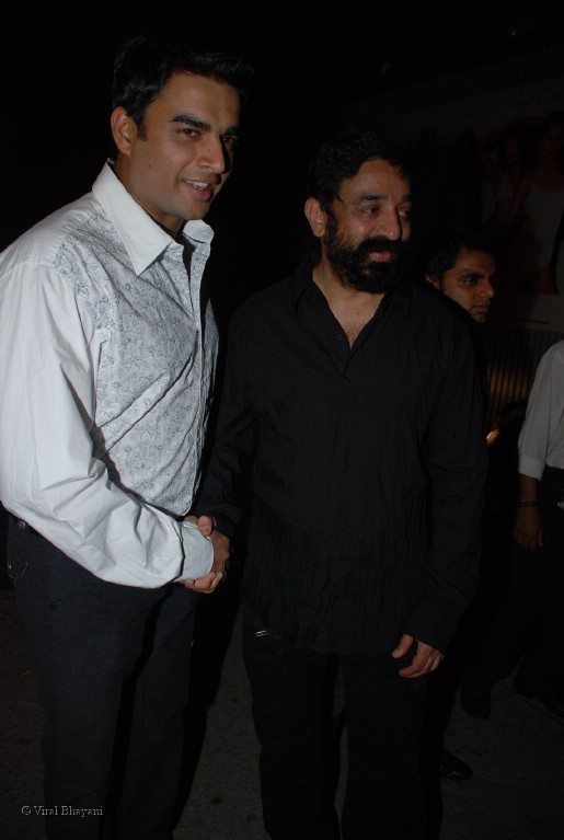 Madhavan,Kamal Hassan at the launch of Rolligstone magazine in Hard Rock Cafe on Feb 27th 2008