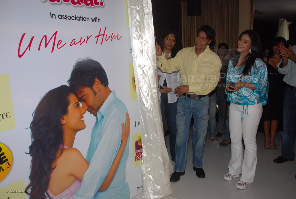 Kajol, Ajay Devgan at Radio One promotional event for film U Me Aur Hum at D Ultimate Club on 29th Feb 2008 