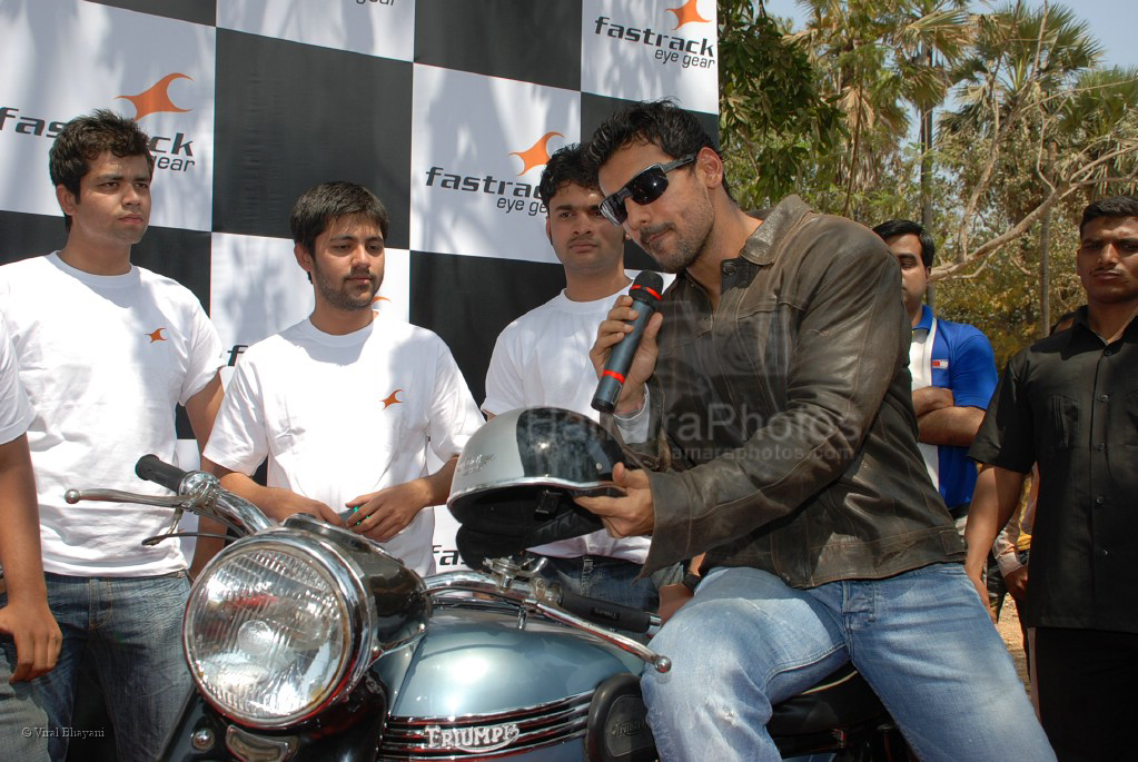 John Abraham at the Fasttrack Dirt Bike Promotional event in Goregaon on 29th Feb 2008 